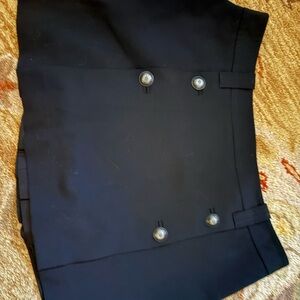 X’s Milano Elegant Black Buttoned Skirt